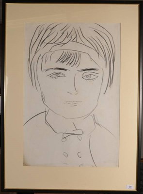 Lot 99 - Joash Woodrow (1927-2006) ''Portrait of a Girl'' Pencil, 75.5cm by 50cm  Provenance: 108 Fine...