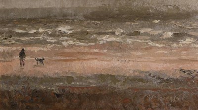 Lot 106 - Judith da Fano (1919-2000) ''March Sea'' Signed, oil on board, 20cm by 34.5cm  Artist's Resale...