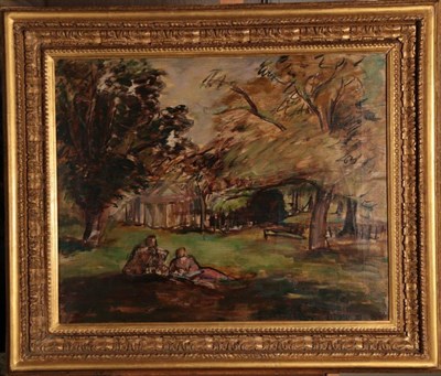 Lot 109 - Philip Wilson Steer OM, NEAC (1860-1942) Green Park, London  Inscribed on stretcher verso with...