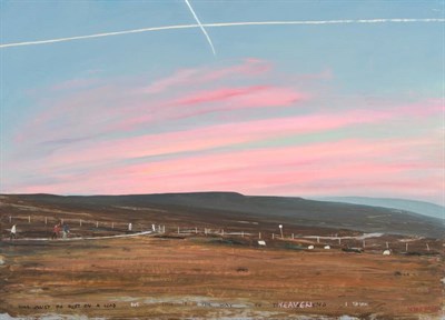 Lot 144 - Peter Brook RBA (1927-2009) ''Dogs Must be Kept on a Lead But This is The Way to Heaven I...
