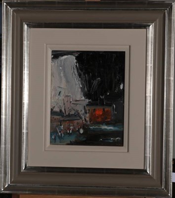 Lot 163 - William Ralph Turner FRSA (1920-2013) ''Assembling the Band'' Signed, inscribed verso, oil on...