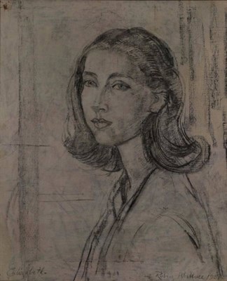 Lot 193 - Robin Wallace RBA (1897-1952)   ''Elizabeth'' Portrait of the artist's daughter Signed,...