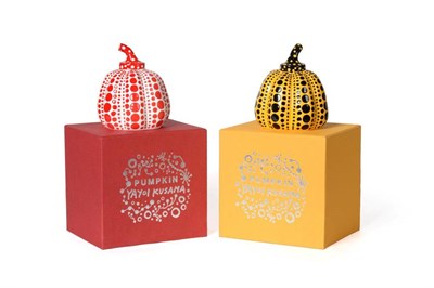 Lot 210 - Yayoi Kusama (b.1929) Japanese Pumpkins, 2013 Two painted cast resin multiples, both with...