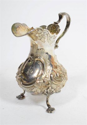 Lot 124 - A Victorian silver cream jug of 18th century style, Thomas Hughes Headland, London 1854,...