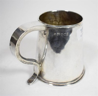 Lot 159 - A hand worked silver mug, mark of Lt Col. The Rev William Bull (1905-1987), London 1977, plain...
