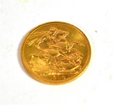 Lot 309 - A full gold sovereign, dated 1914