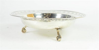 Lot 347 - An Indian colonial silver bowl, Warner Bros, Dehli, early 20th century, with pierced rim on...