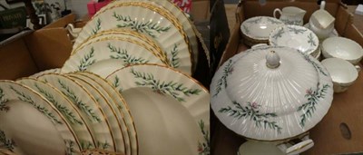 Lot 1003 - Two boxes of Royal Worcester dinner wares
