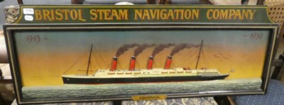 Lot 1145 - Bristol Steam Navigation Company sign