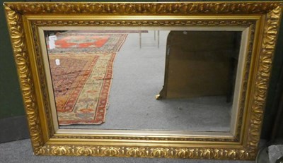 Lot 1146 - Late 19th century gilt and gesso mirror