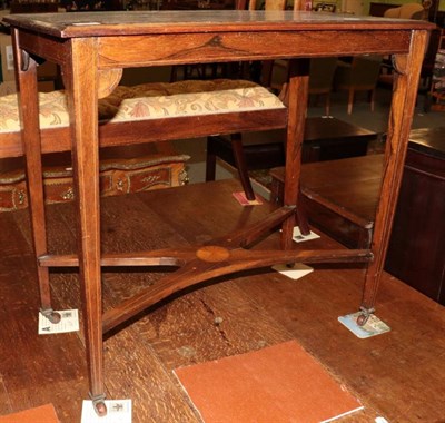 Lot 1229 - Late Victorian rosewood side table