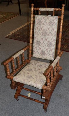 Lot 1245 - An American rocker