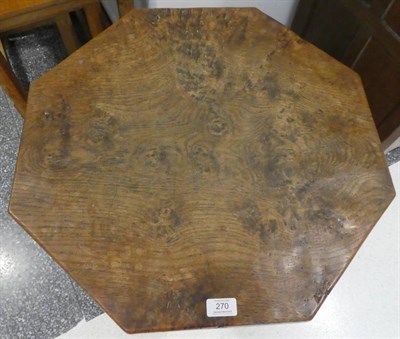 Lot 270 - Mouseman: A 1930's Robert Thompson of Kilburn English Burr Oak Octagonal Coffee Table, on a...