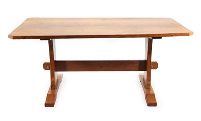 Lot 316 - Acorn Industries: A G.J.Grainger and Sons of Brandsby English Oak Refectory Dining Table, on...