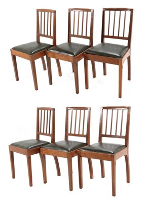 Lot 319 - Acorn Industries: A Set of Six G.J.Grainger and Sons of Brandsby English Oak Dining Chairs,...