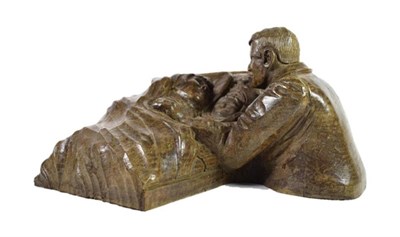 Lot 349 - Attributed to Gnomeman: A Thomas Whittaker of Littlebeck English Oak Carved Group, modelled as...