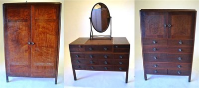 Lot 371 - James Henry Sellers: An Early 20th Century Mahogany Bedroom Suite, comprising a double door...