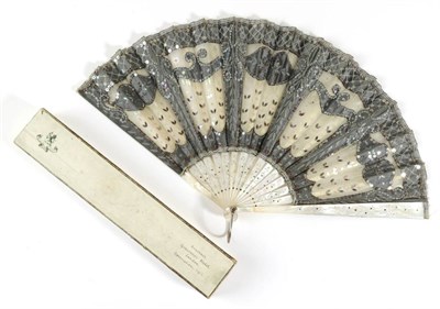 Lot 2107 - Coronation of King George V and Queen Mary, June 22nd 1911: A Dainty Sequin Fan, the monture of...