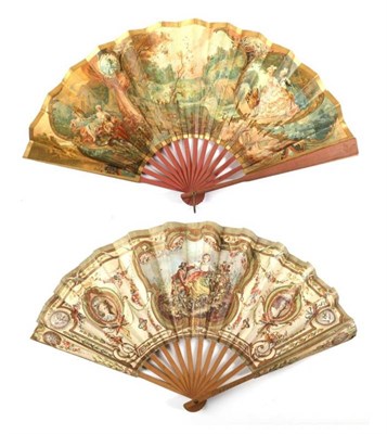 Lot 2131 - A Good American Advertising Fan, early 20th century, for the Café Des Beaux-Arts In New York...