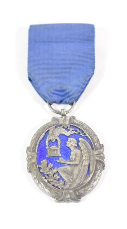 Lot 12 - A Masonic Memorial Fund 1922 Special Collector's Silver and Blue Enamel Jewel, to BRO. E.L....
