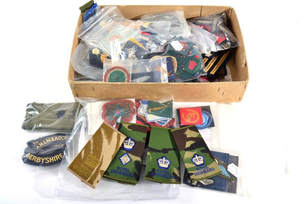 Lot 24 - A Collection of Cloth Insignia, mainly British and Canadian including Second World War,...