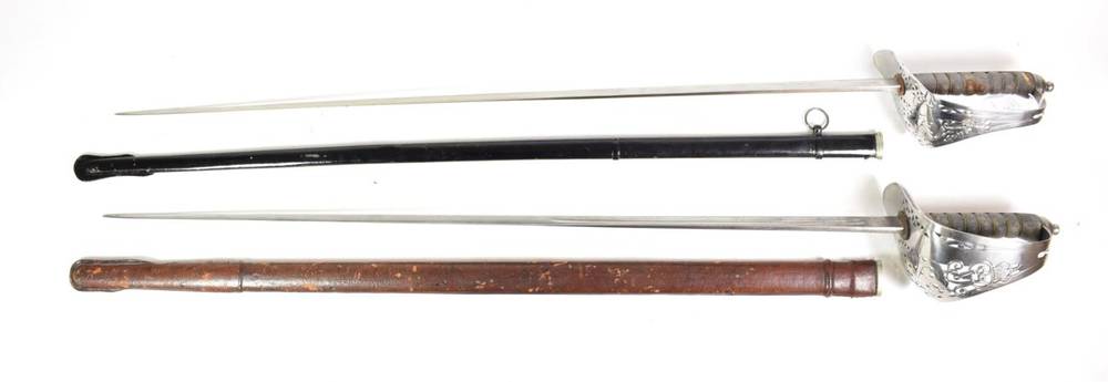 Lot 131 - A George V 1897 Pattern Infantry Officer's Sword, the 82.5cm etched, single edge, fullered...