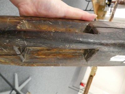 Lot 170 - A Late 19th/Early 20th Century Aborigine Wood Parrying Shield, of rounded elongated elliptical...