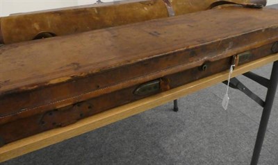 Lot 186 - A 19th Century Oak-Lined and Brass-Bound Leather Shotgun Case, by James Woodward & Sons, 64,...