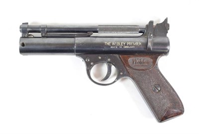 Lot 195 - PURCHASER MUST BE 18 YEARS OF AGE OR OVER A Webley Premier .22 Calibre Air Pistol, numbered...