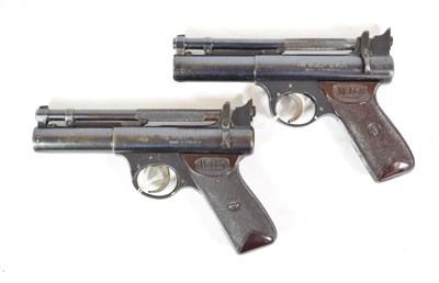Lot 208 - PURCHASER MUST BE 18 YEARS OF AGE OR OVER Two Post-War Webley Senior .177 Calibre Air Pistols, each