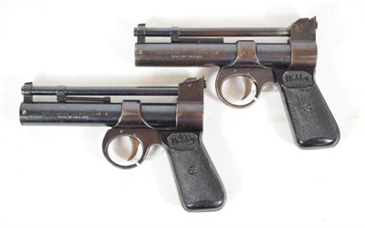 Lot 209 - PURCHASER MUST BE 18 YEARS OF AGE OR OVER Two Post-War Webley Junior .177 Calibre Air Pistols, each