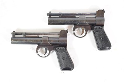 Lot 211 - PURCHASER MUST BE 18 YEARS OF AGE OR OVER Two Post-War Webley Junior .177 Calibre Air Pistols, each