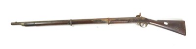 Lot 233 - A London Armoury Pattern 1853 Percussion Rifled Musket, the 99cm steel barrel with London proof...