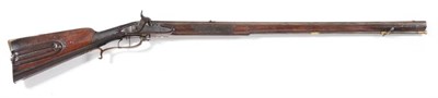 Lot 236 - An Early 19th Century Continental Percussion Sporting Rifle, possibly German, converted from a...