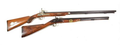 Lot 241 - An Early 19th Century Percussion Carbine, converted from a flintlock, the 58cm round steel...