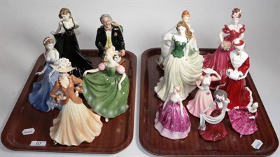 Lot 97 - Two trays of Royal Doulton figures
