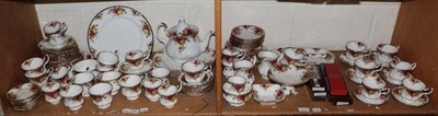 Lot 122 - A Royal Albert ''Old Country Roses'' pattern part dinner/tea service