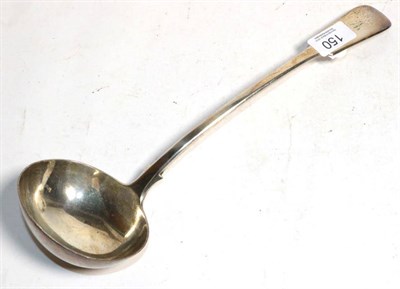 Lot 150 - A George III silver ladle