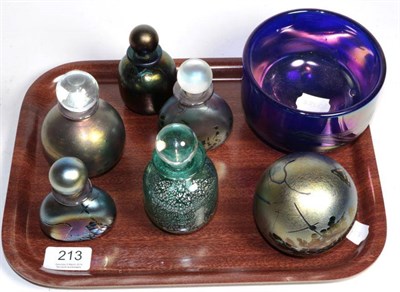 Lot 213 - Seven pieces of Maltese Phoenician glass