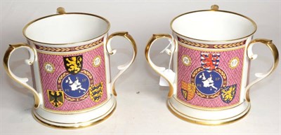 Lot 253 - Two limited edition loving mugs ''To Commemorate the Convening of the First European Parliament...
