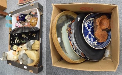Lot 1064 - A collection of ceramics and other items, to include Royal Dux, 19th century relief moulded...