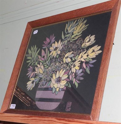 Lot 1156 - Marion Gill (1879-1959) South African, 'Panel of Cape Flowers' monogrammed, gouache, inscribed...