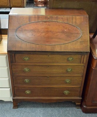 Lot 1201 - An early 20th century mahogany bureau