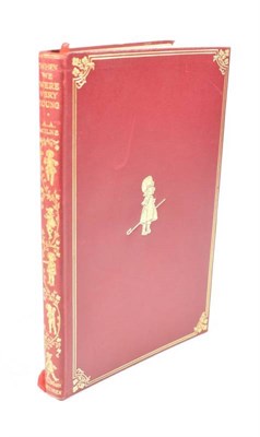 Lot 27 - Milne, A.A. When We Were Very Young. Methuen & Co., 1925. 8vo, org. publisher's limp calf gilt,...