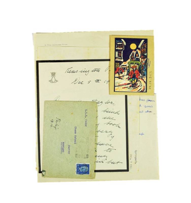 Lot 34 - Prince PhilipRoyal Household Mail. One ALS and two TLS ('Philip') with a Christmass card...