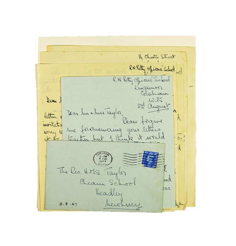 Lot 35 - Prince Philip Royal Household Mail. Seven ALS ('Philip') to Revd and Mrs Taylor sent during the...