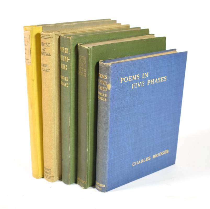 Lot 51 - Bridges, Charles Poems in Five Phases, Simpkin, Marshall, 1914 and Verse Voluntaries, Simpkin,...