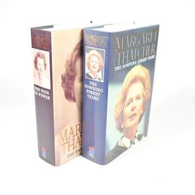 Lot 78 - Thatcher, Margaret The Path to Power and The Downing Street Years. HarperCollinsPublishers,...