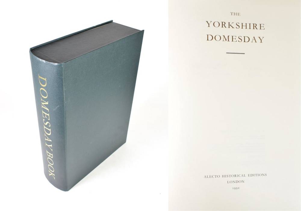 Lot 106 - The Great Domesday Book: Yorkshire Comprising three books in one case: Domesday Book Studies;...