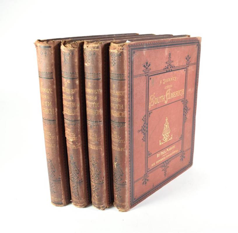 Lot 139 - Marcoy, Paul A Journey Across South America. Glasgow and Edinburgh: Blackie and Son, 1872-3. 4to (4